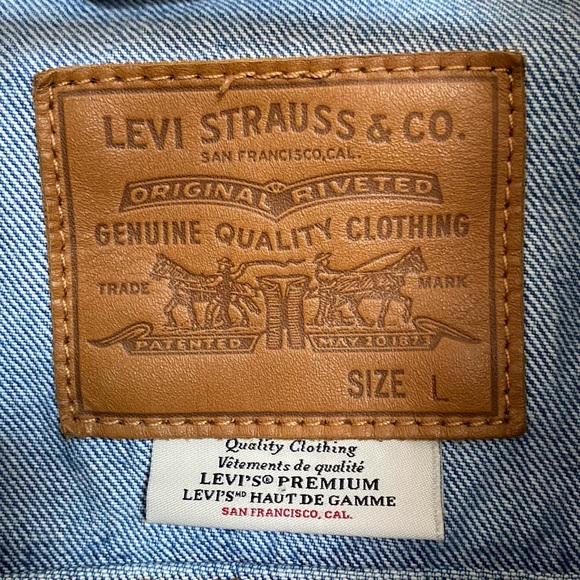 Levi’s Denim Jacket - EMBROIDERED BACK TRUCKER JACKET - Picture 4 of 5